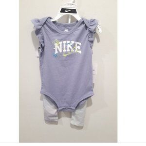 NIKE Logo Paint Splatter Infant Baby T-shirt and Pants Set 6, 18, 24 Months